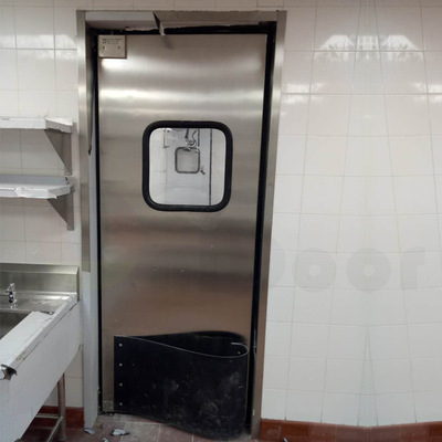 欧妮特酒店厨房防撞自由门超市通道门自由防撞门撞击门不锈钢门