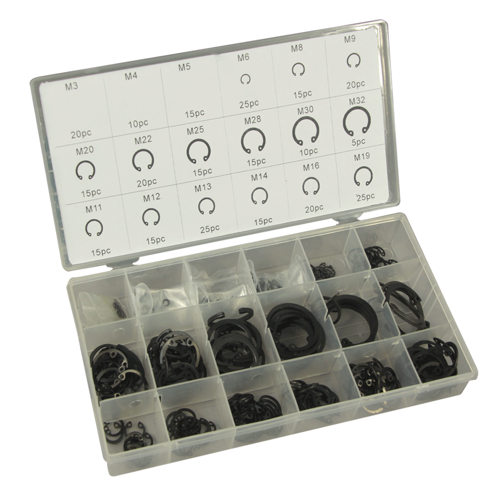 促销价/300pcs内外挡圈/卡簧/轴用挡圈/孔用挡圈/组套300只 盒子