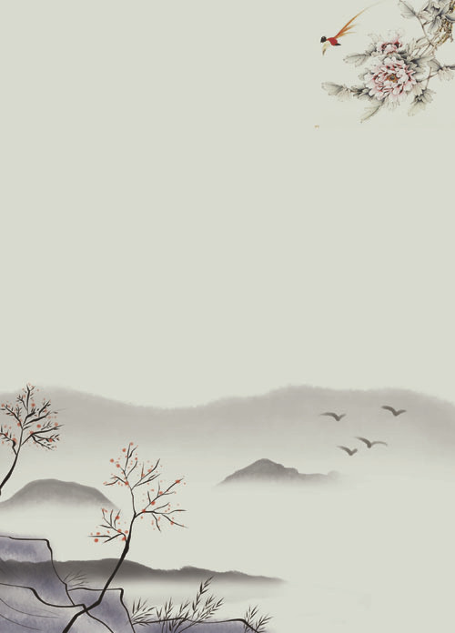 可打印中国风信纸古风信笺 浪漫唯美情书信纸学生信纸现货批发