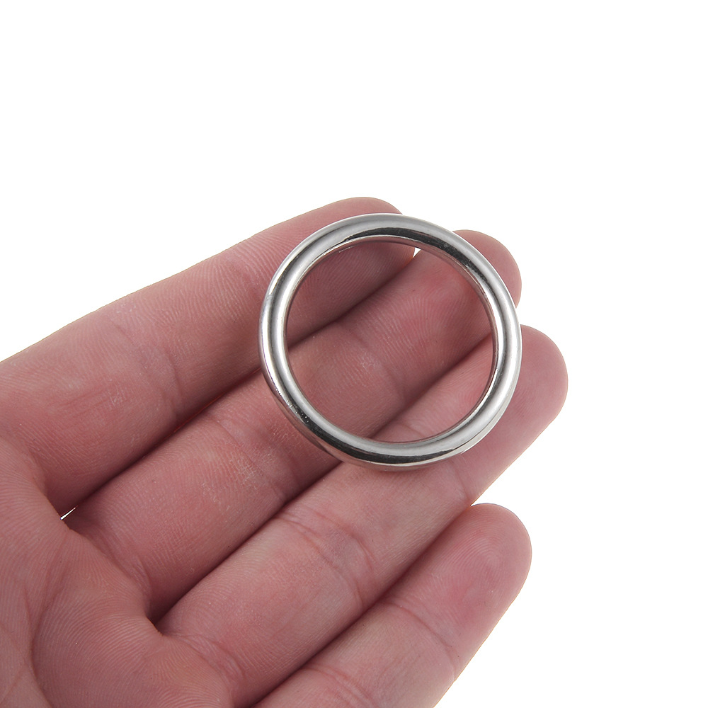 厂家直销 diy服装饰品装饰配件 ccb电镀亮银色圆圈环 圆环套圈