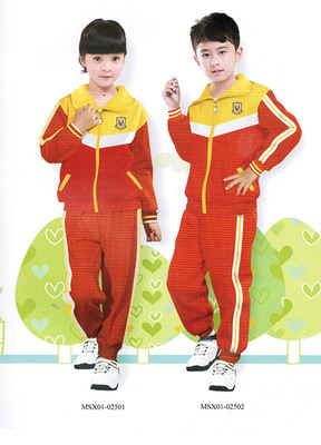 高中校服运动棉质校服批发定做男女套装运动装高中小学生校服