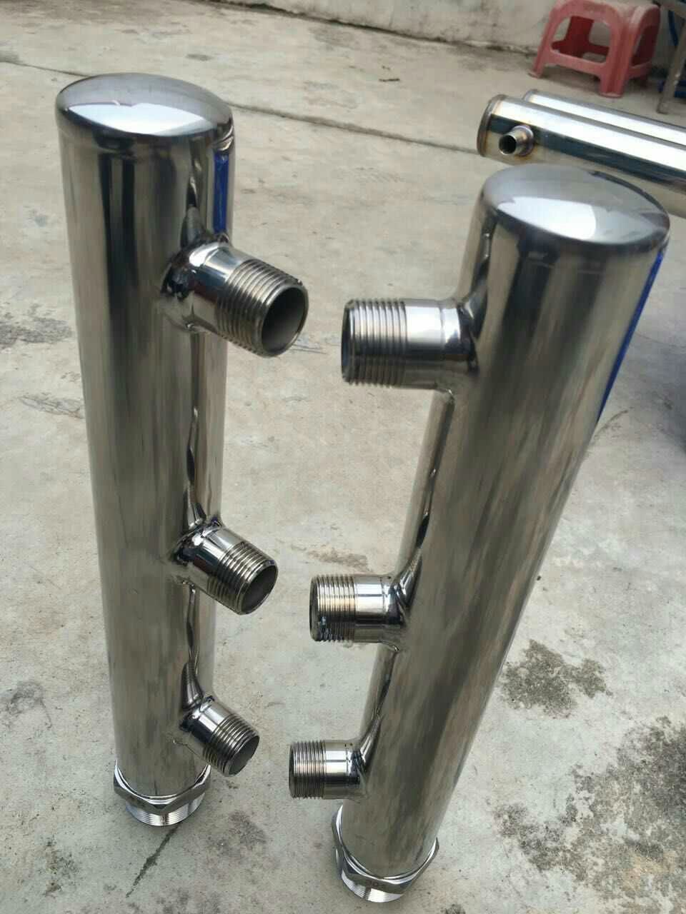 表前分水器 304不锈钢水表分水器 180度对开水表立柱 一户一表