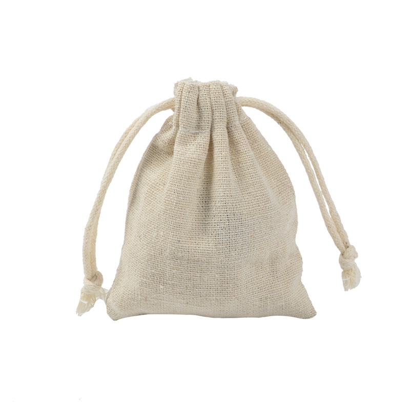 厂家直销束口小棉布袋 8x10平口首饰棉布袋子 环保拉绳袋定做logo