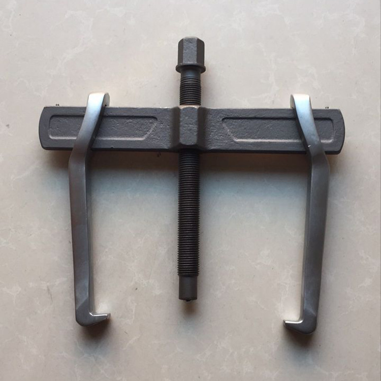 单钩式桥梁二爪拉马轴承拆卸工具修农机铬钒钢薄爪拆轴承两爪拉马