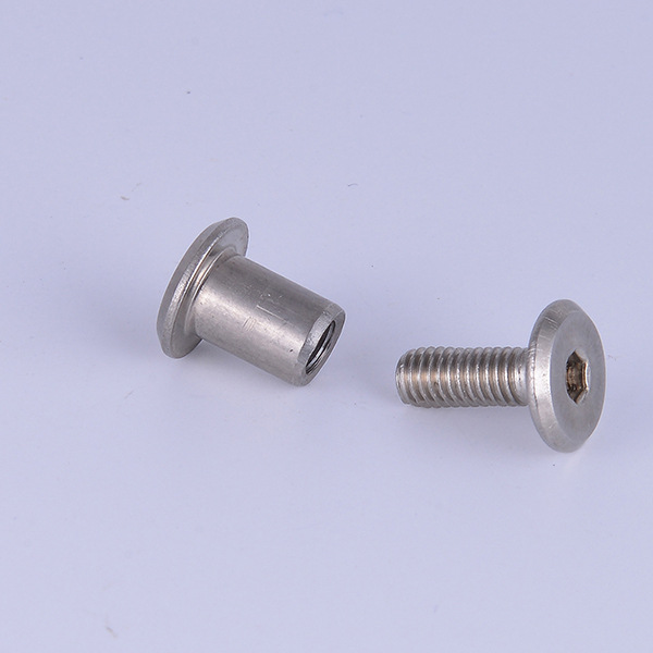 工厂货源对锁子母螺丝 相册螺丝 账本螺丝 台历螺丝 对装螺钉