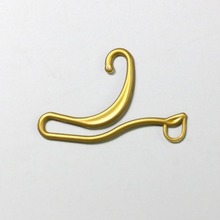 龙形挂钩 金黄色毛巾挂钩 塑料钩子 袜子独立包装之字型钩子袜钩