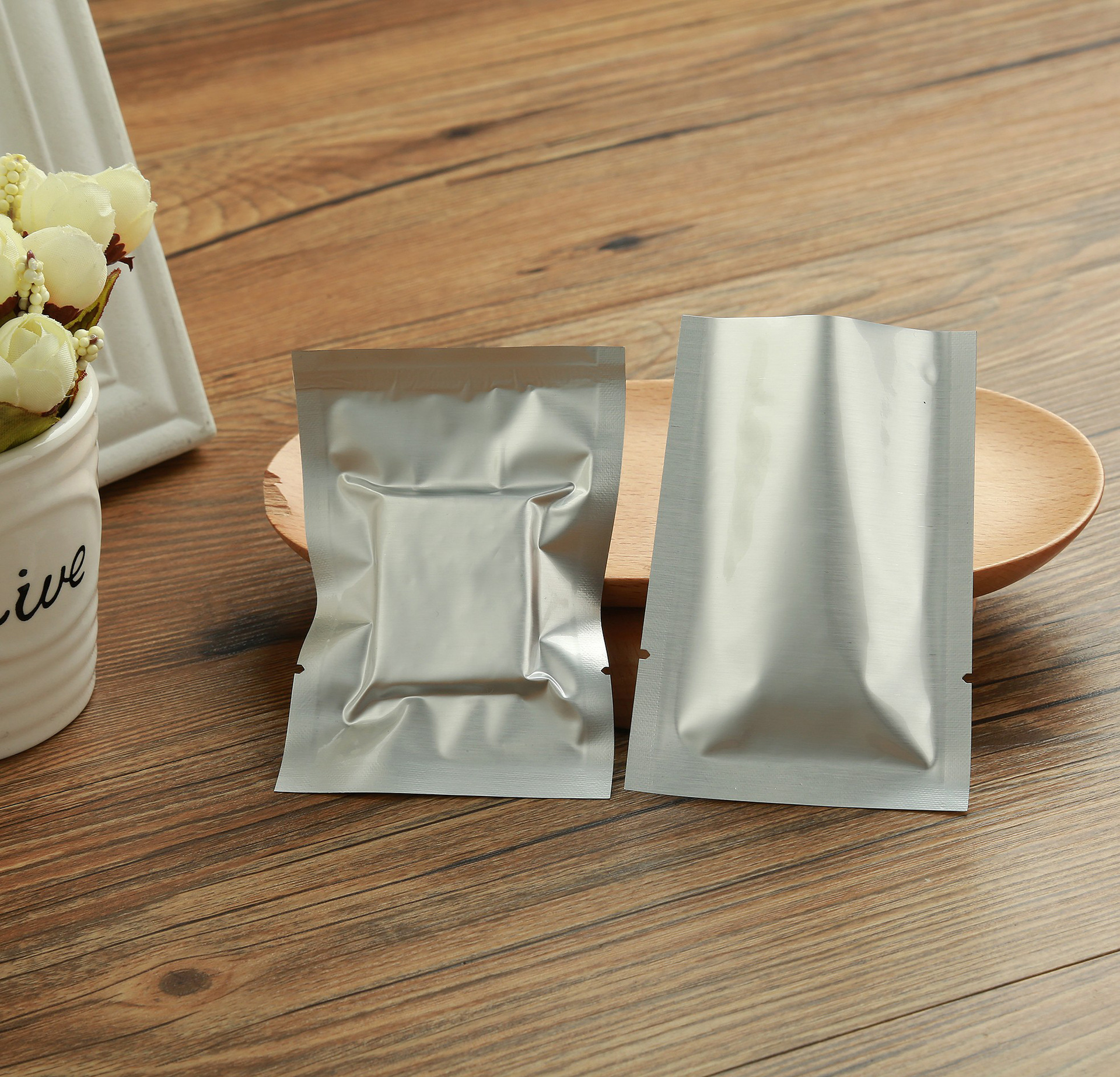 生产厂家纯铝箔食品真空袋加厚复合铝箔袋可抽真空塑料包装袋定制