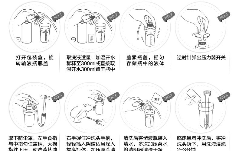 乐康便携式妇洗器 洁身外阴道肛门冲洗器产妇孕妇清洗屁股oem