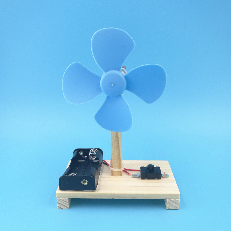 自制电风扇科技小制作 diy科技小发明学生儿童益智玩具