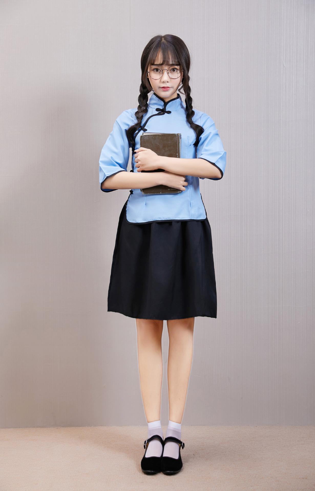 新款五四青年女装民国服五四学生装毕业装演出礼服表演服拍照留念