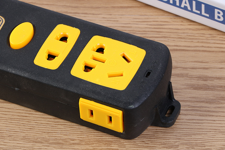 拖线板多功能地拖排插 家用工程接线板插座 大功率防水接线插排