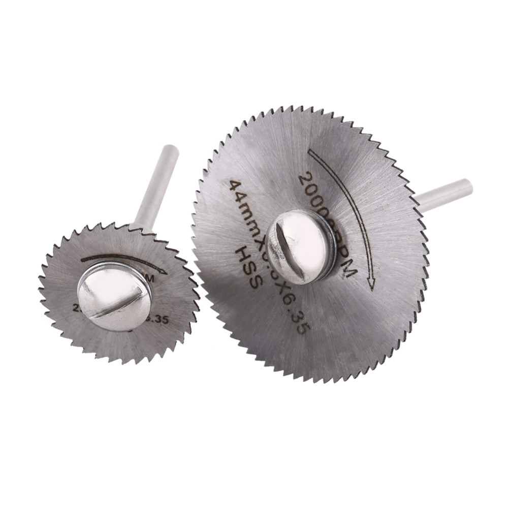 高速钢切割木工塑胶电磨超薄小锯片22,25,32,35,44,50接杆套装