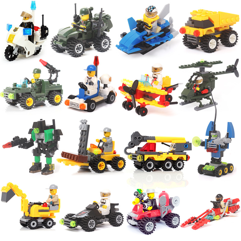 开智儿童益智拼装积木组装拼插男孩启蒙幼儿园礼物4-5-6岁小玩具