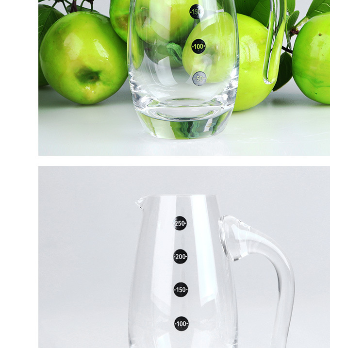 厂价热销人工吹制水晶料白酒分酒器无铅玻璃小扎壶高档公杯酒壶