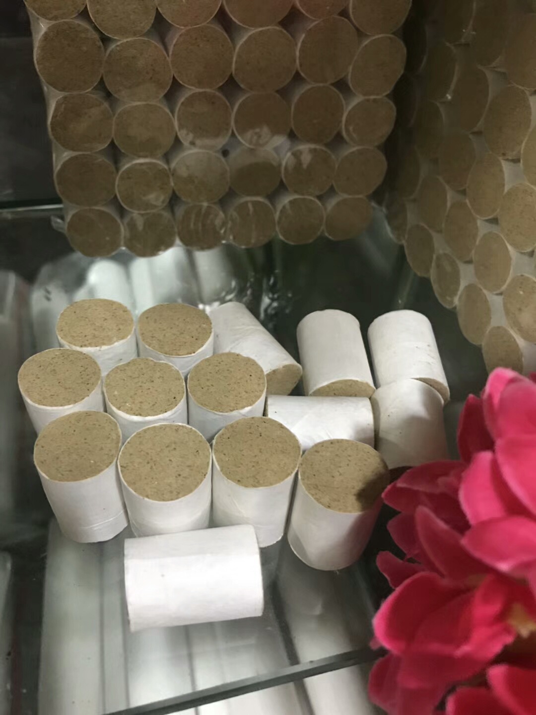 金艾柱艾条批发五年陈艾粒 温灸柱 随身灸艾灸柱纯艾绒灸柱