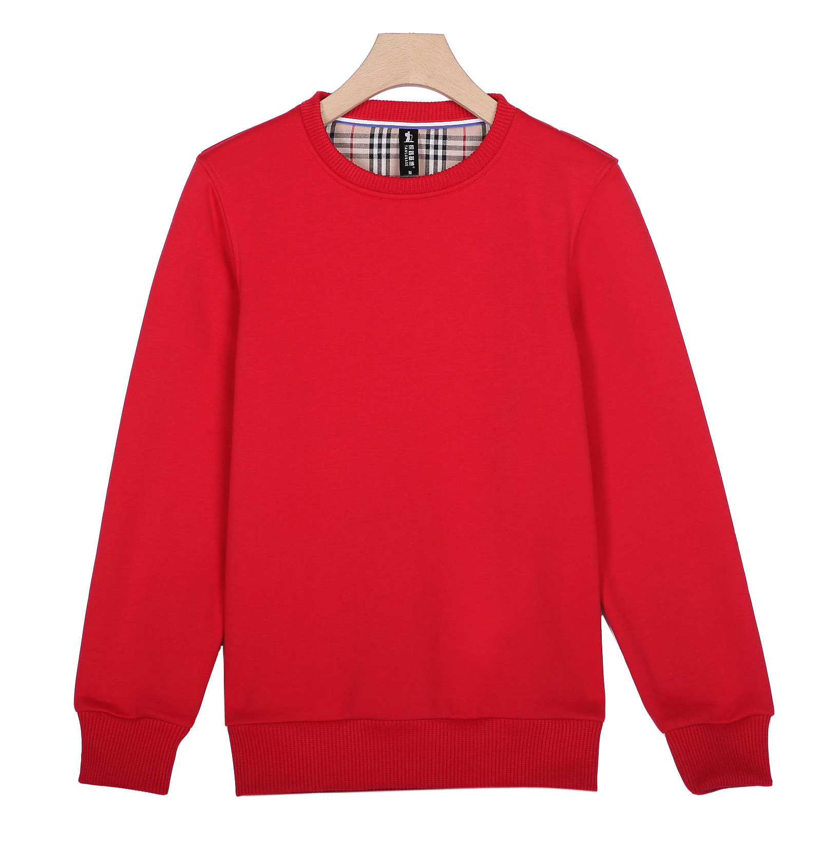 韩版卫衣可定制圆领运动卫衣男式套头长袖定制工作服厂家直销批发