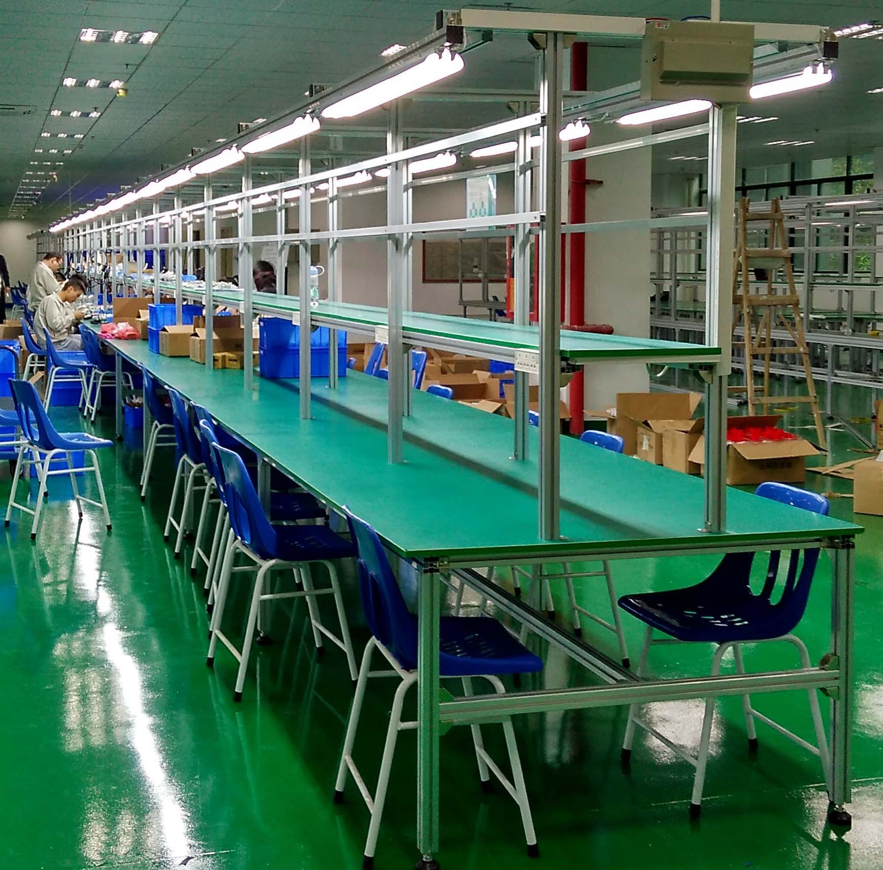 定制木板作业流水线电子装配生产木板线防静电工作台输送线