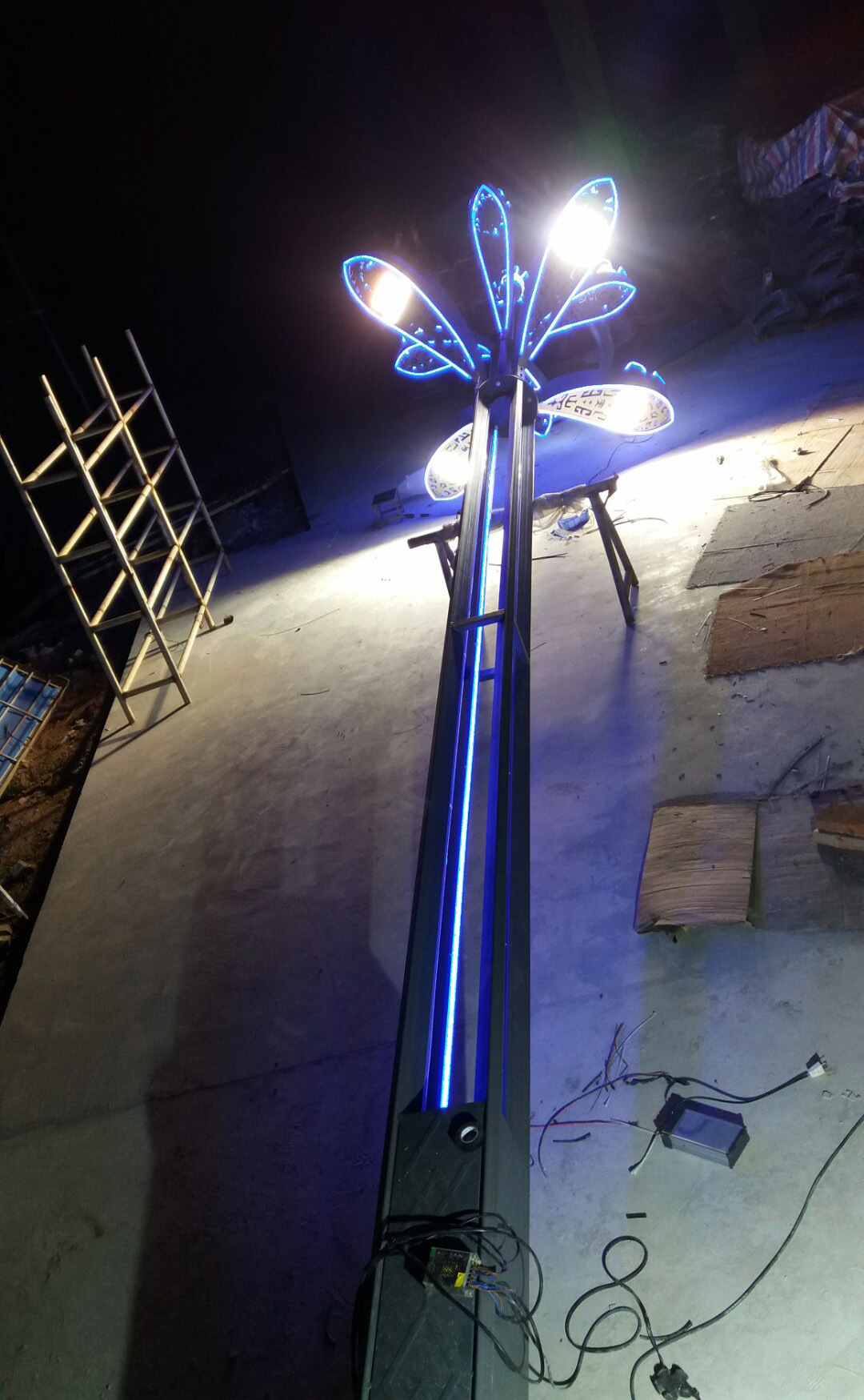 led造型玉兰灯艺术造型亮化工程道路照明园林户外造型景观灯定制