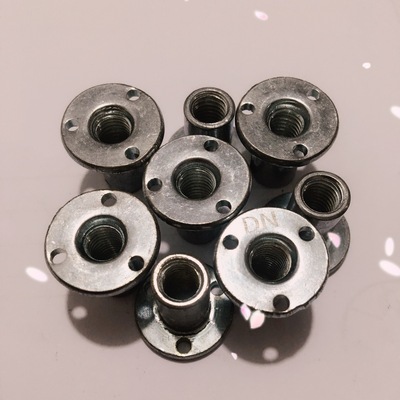 定做非标螺丝螺母 供应三孔螺母/带孔t型螺母 冲压件加工