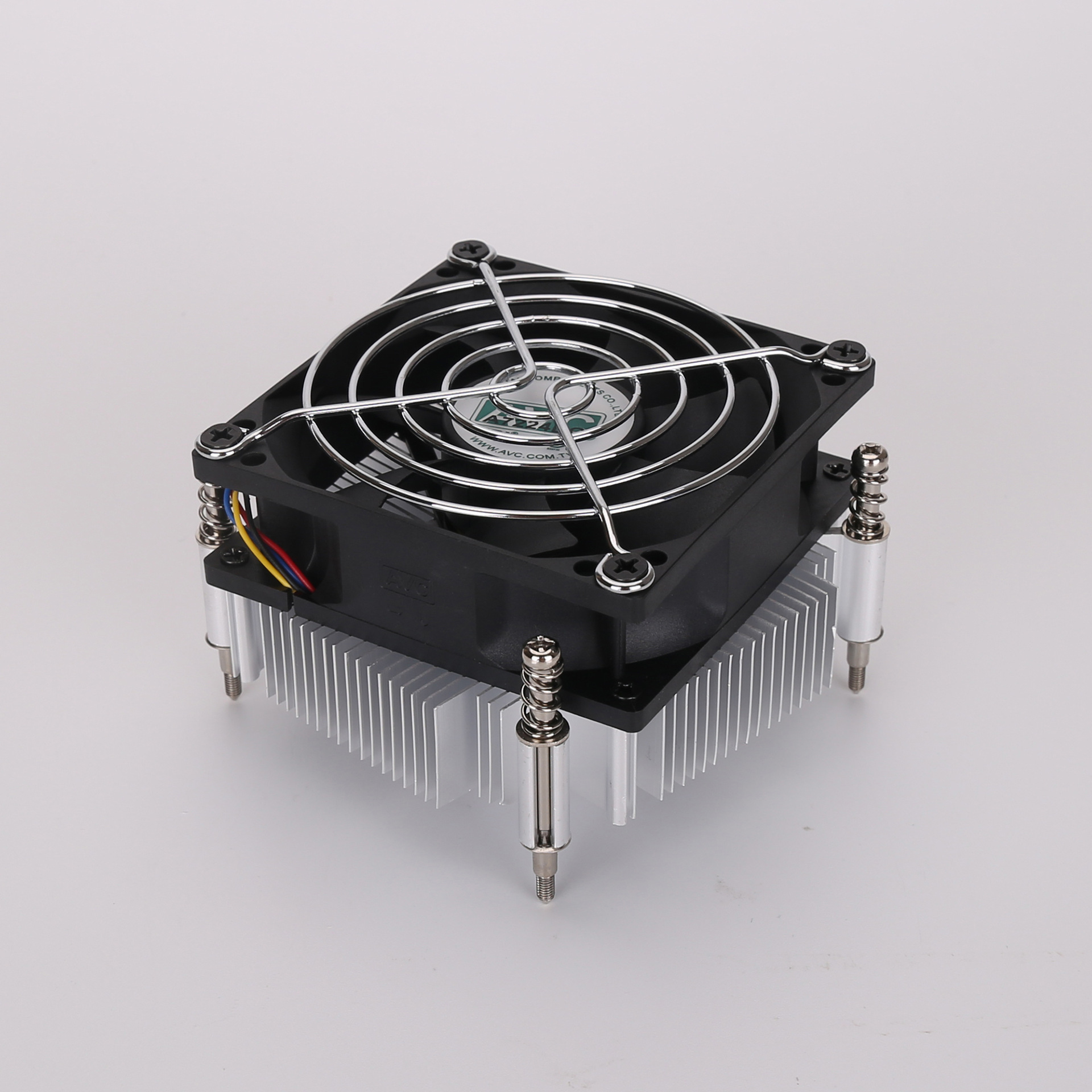 cpu电脑散热器台式散热纯铜纯铝avc散热器液压轴承静音cpu风扇厂