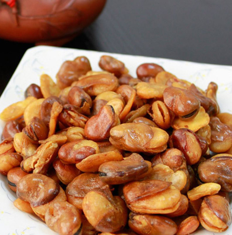 香酥蚕豆牛肉麻辣零食批发散装香辣味4斤/袋兰花豆休闲小吃下酒菜