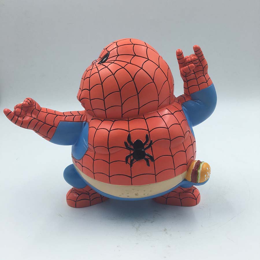 创意广告礼品 q版蜘蛛人偶 pvc卡通公仔定制