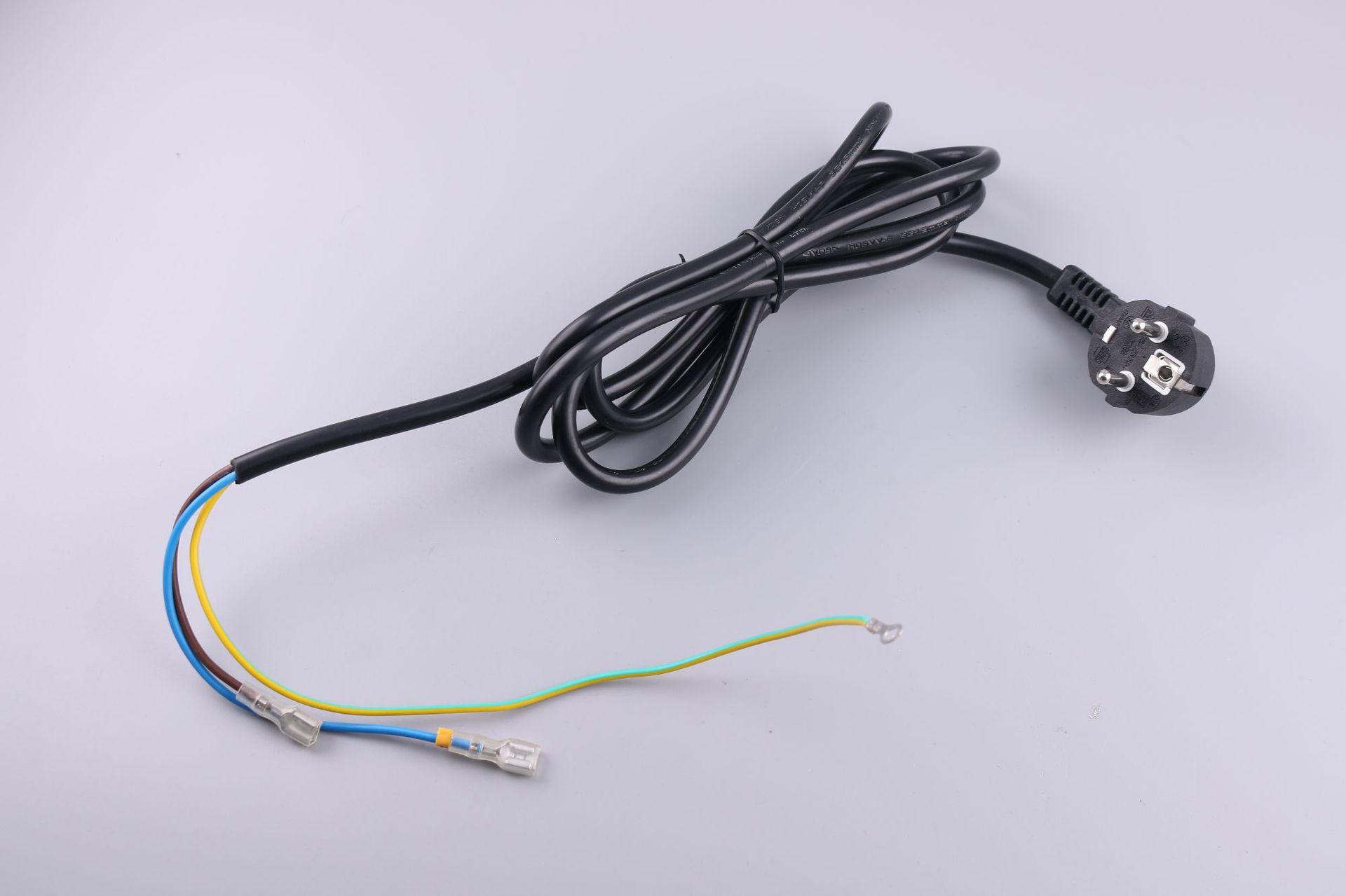 出口北欧德国法式德标荷兰纯铜三孔电源线电水壶洗衣机小家电专用