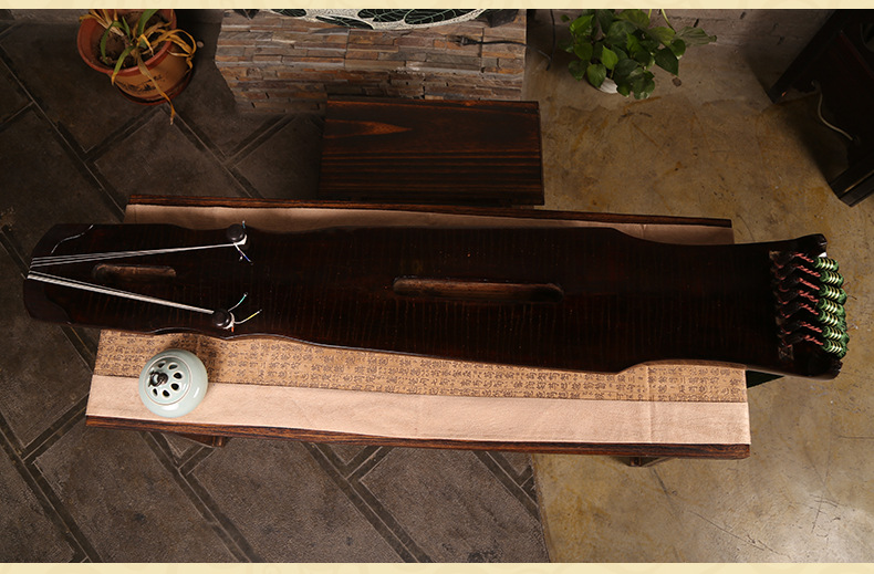 【凤祥乐器】伏羲式缎纹古琴演奏收藏精品促销厂家直销