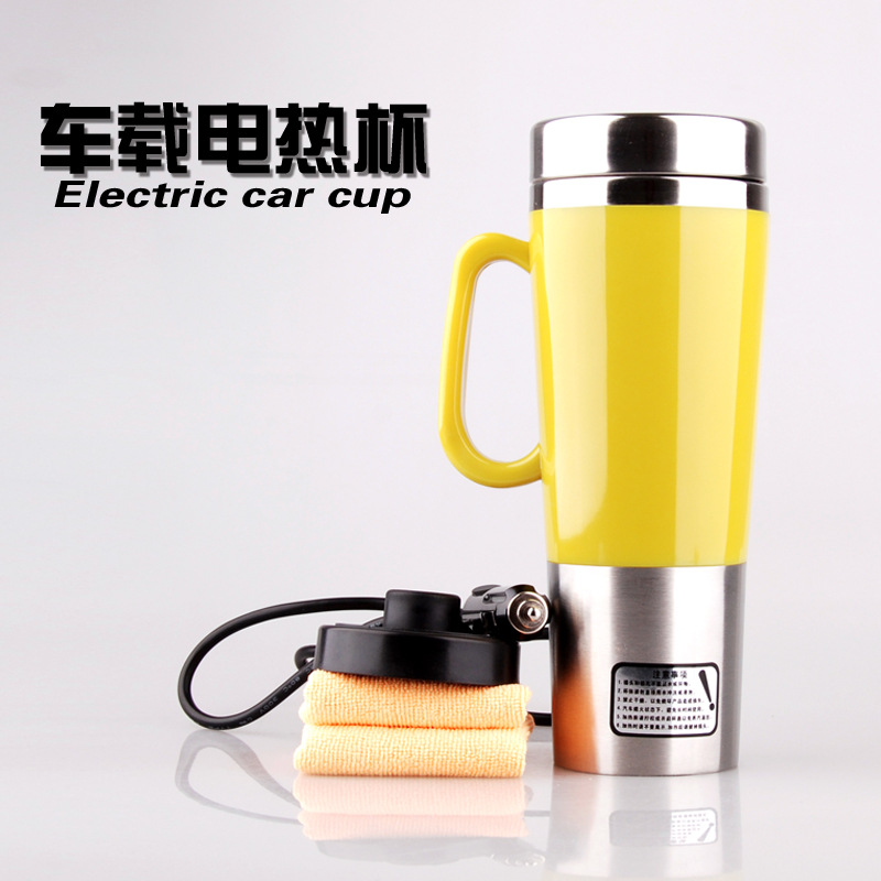 Department Store Stainless Steel Car Hot Water Cup 24V Can Add Hot Water Cup Car Hot Water Cup Kettle 12V