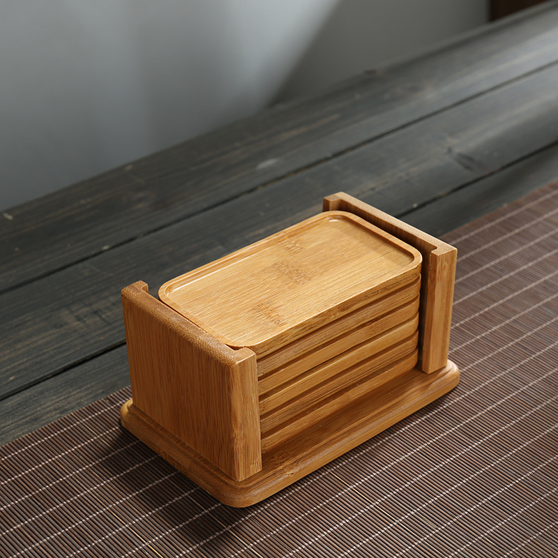 长方形杯托组 功夫茶具茶道配件 杯垫托