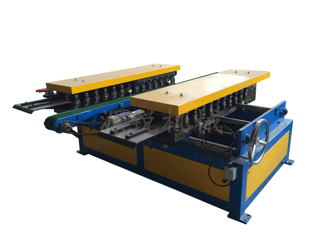 【源锐】双联动共板法兰机 风管五线双机共板法兰机成型机