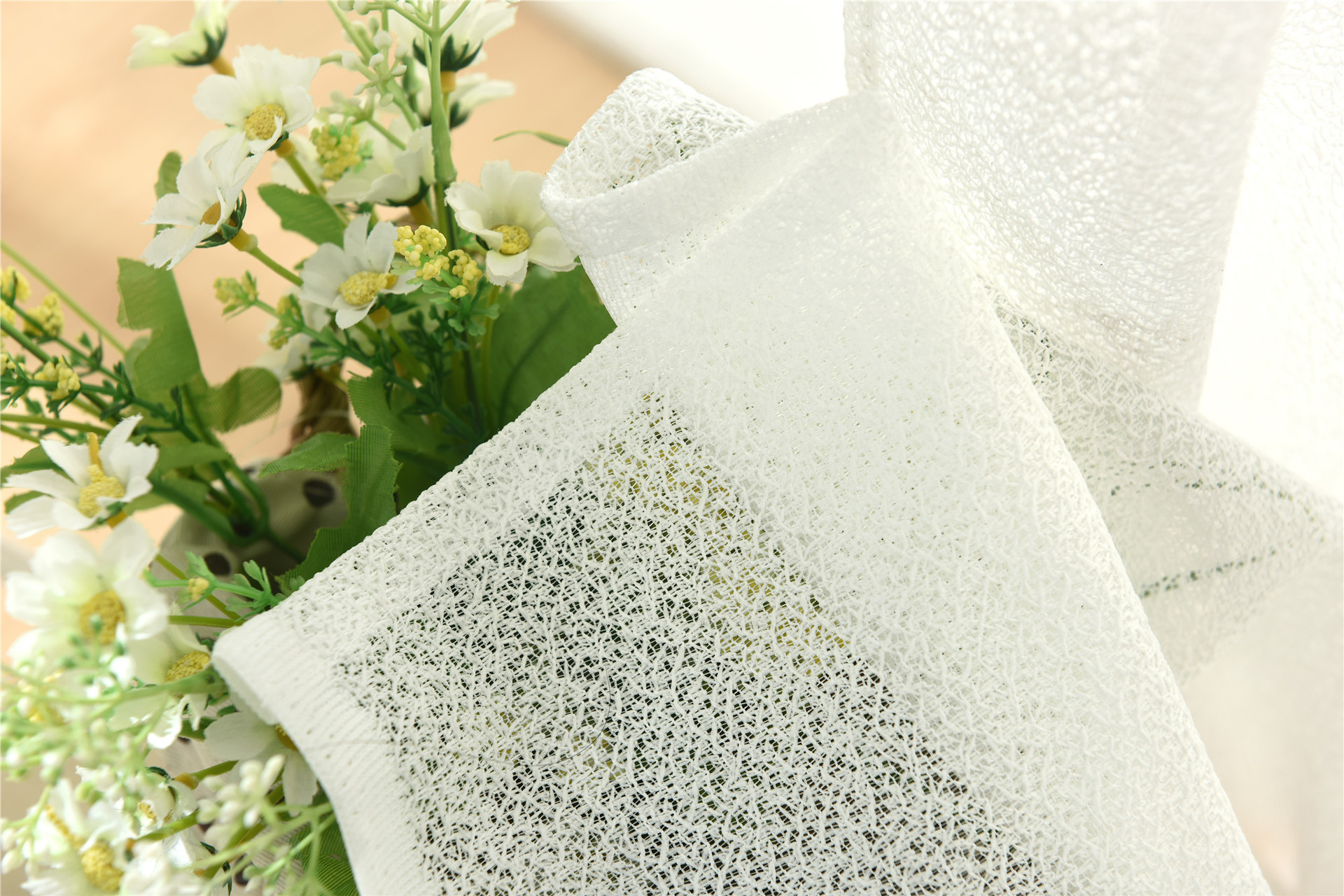 亚马逊/ebay/速卖通跨境新品新款纯色经编纱 厂家批发可定制尺寸