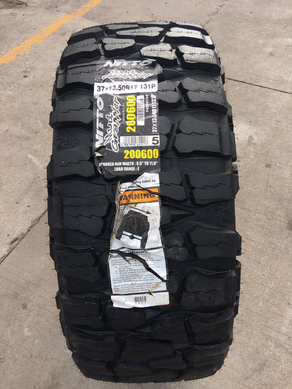 nitto耐特通龙爪越野轮胎33 35 37 40x12.5 13.5 15.5r17 18 20轮