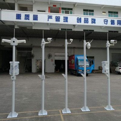 精致监控杆3.5米单臂三枪变径立杆 变径监控立杆监控立杆生产厂家