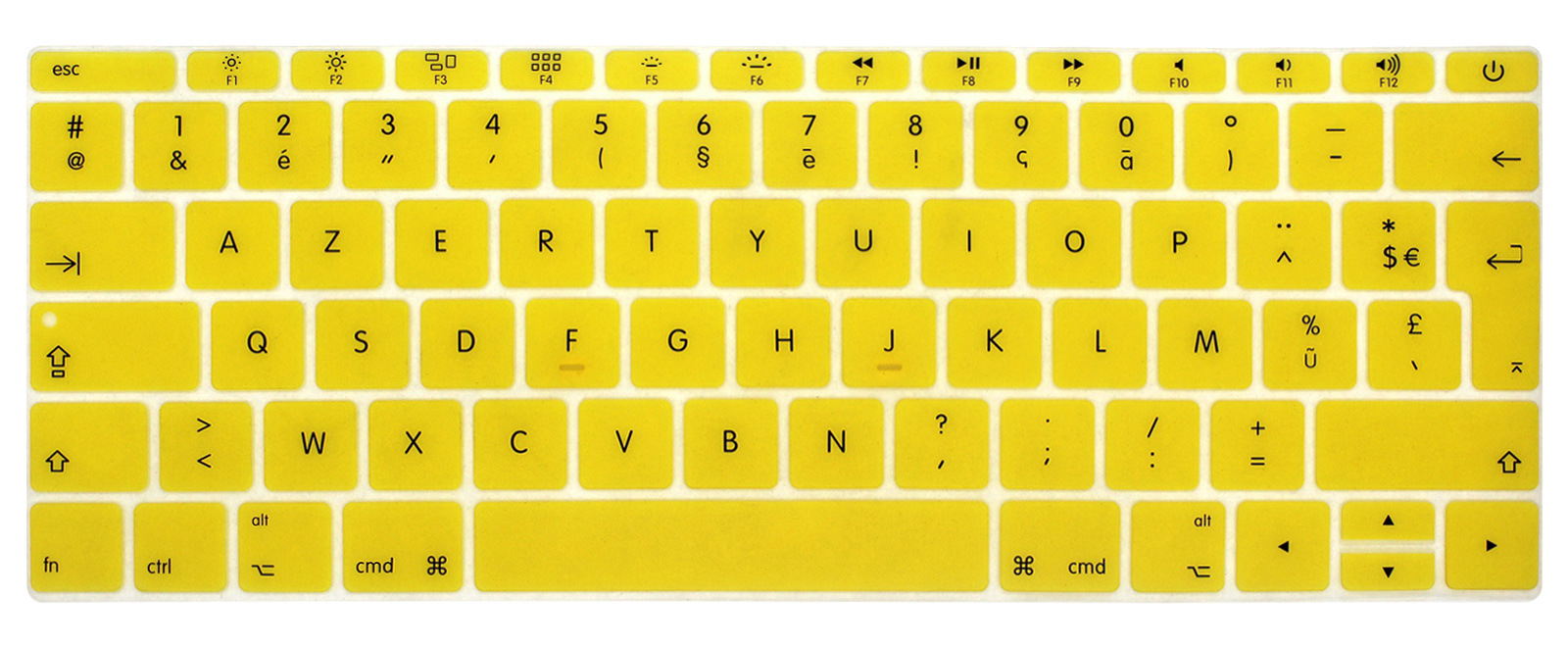 3寸法语键盘膜 苹果笔记本电脑air pro键盘保护膜