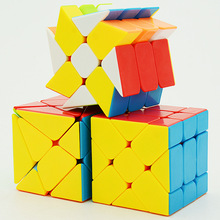 【乐方三剑客魔方组合】移棱火轮风变幻金刚异形3阶魔方专业批发