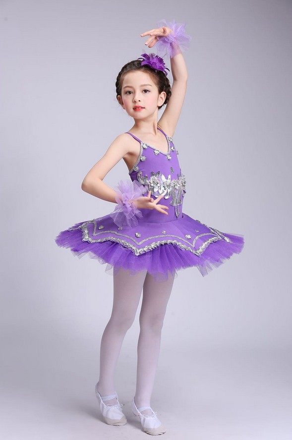 芭蕾舞裙儿童练功服白黑天鹅湖纱裙儿童蓬蓬裙tutu演出服女写真服