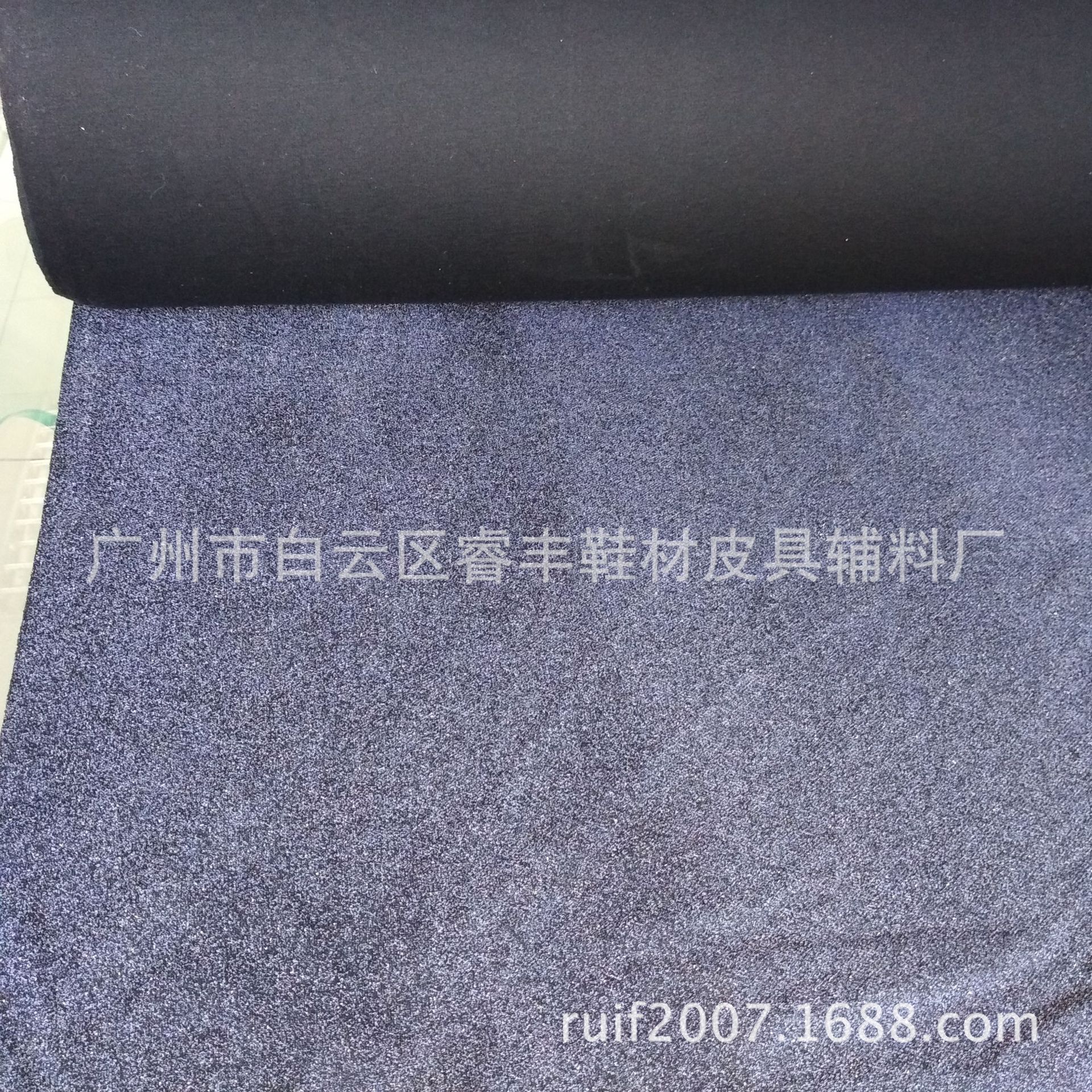 厂家直供点状热熔胶布 黑色起毛烫布 热熔胶定型布热熔托底烫布