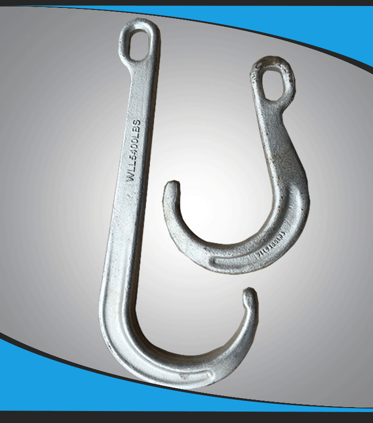 美式吊钩旋转货钩j型钩弹簧钩起重吊钩安全挂钩吊车吊钩 等吊索具