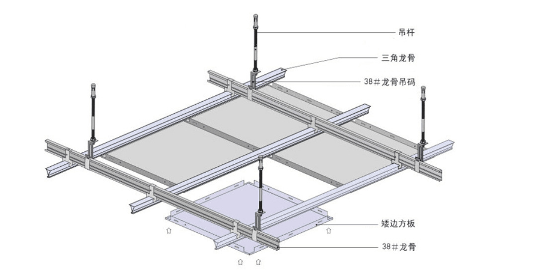 铝塑板吊顶安装方法图片