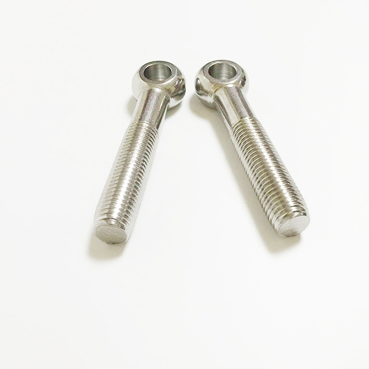 活结螺丝可拆卸螺栓 304不锈钢吊环活结螺丝铁镀锌头带孔活结螺丝