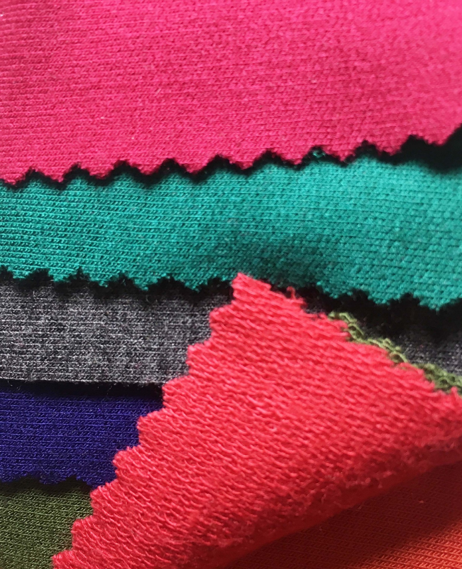 厂家 小毛圈布人棉拉架卫衣牛肚布 人棉卫衣上衣运动装针织面料