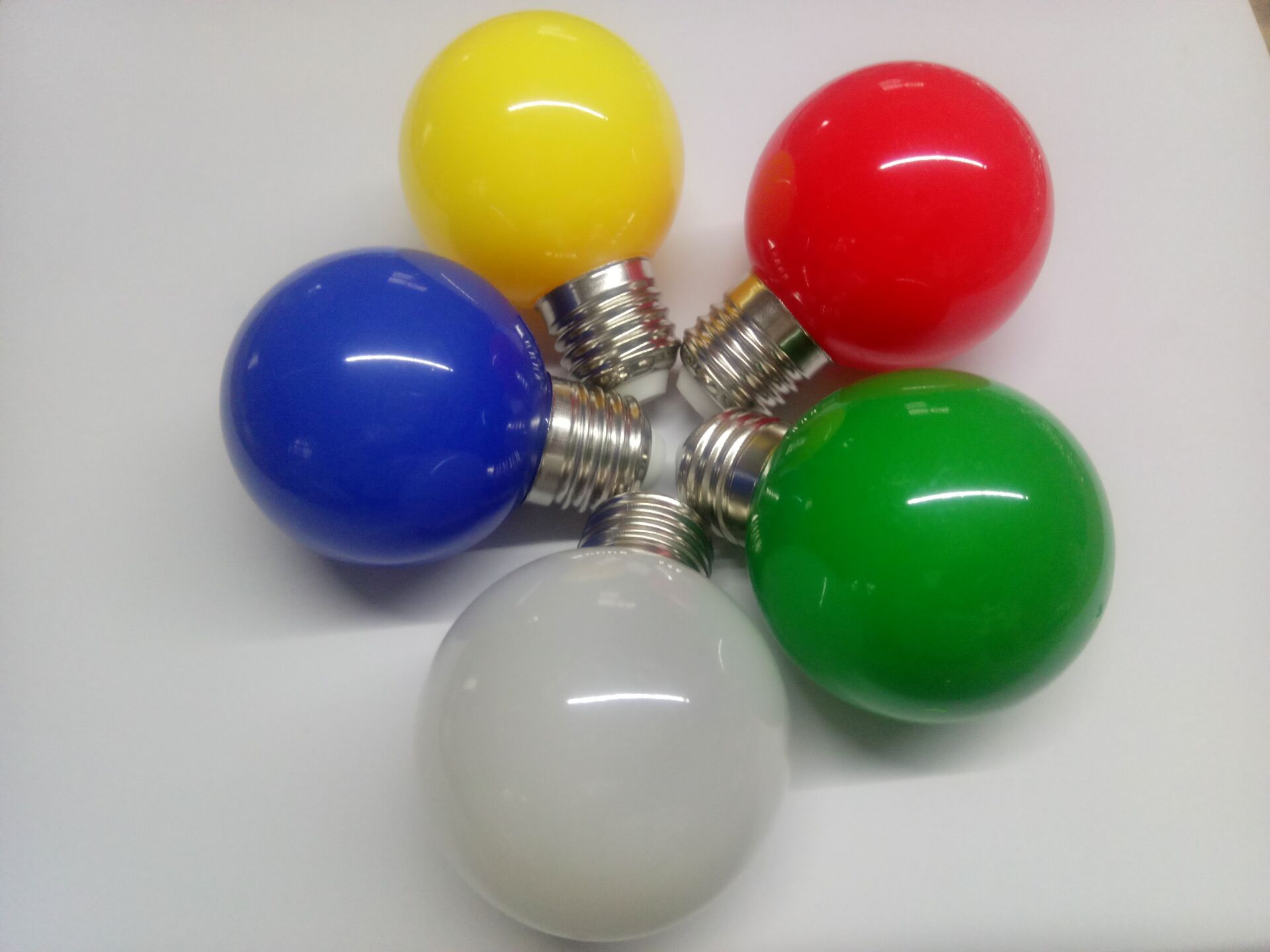 g60 led 3w彩色婚庆龙珠泡 摄影化妆镜前灯 七彩球泡灯
