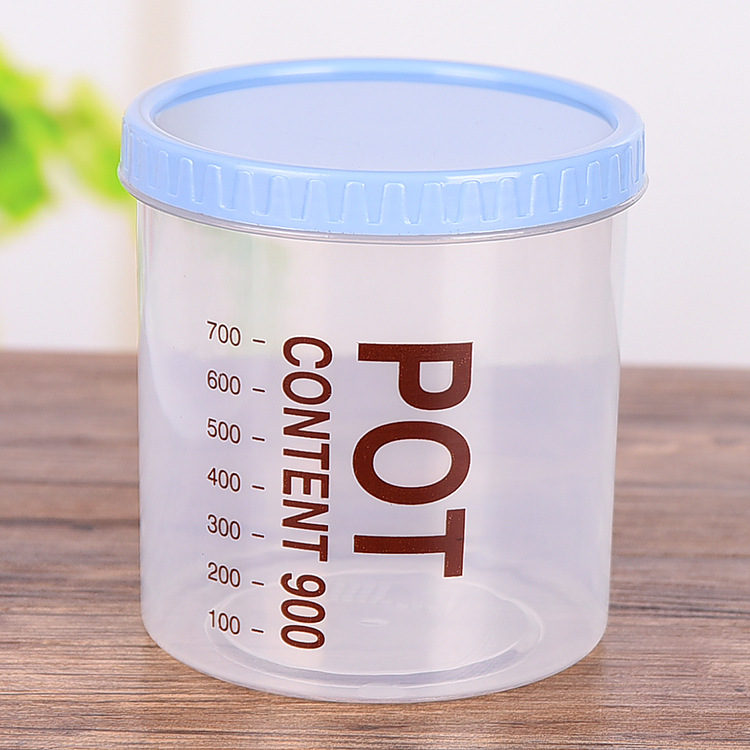Plastic Cereals Storage Tank Food Sealed Cans Kitchen Transparent Snack Storage Box Storage Cans Factory Wholesale