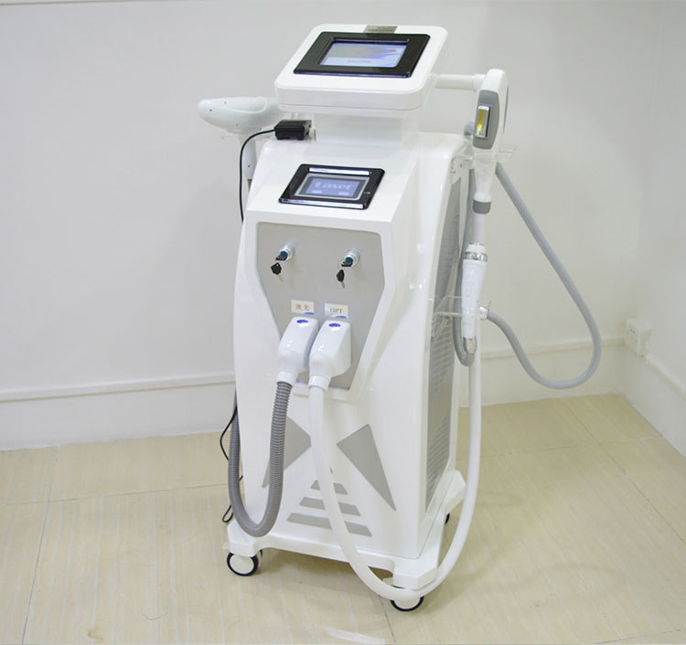 大功率双屏opt脱毛仪多功能冰点无痛e光脱毛祛斑射频美容院仪器