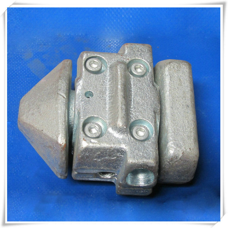 框架箱扭锁集装箱堆箱锁货柜扭锁转锁平板箱箱角角件上下连接器