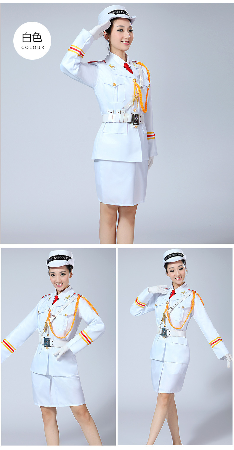 新款男女式管乐队升旗手服装鼓乐队演出服仪仗队国旗班文艺礼服