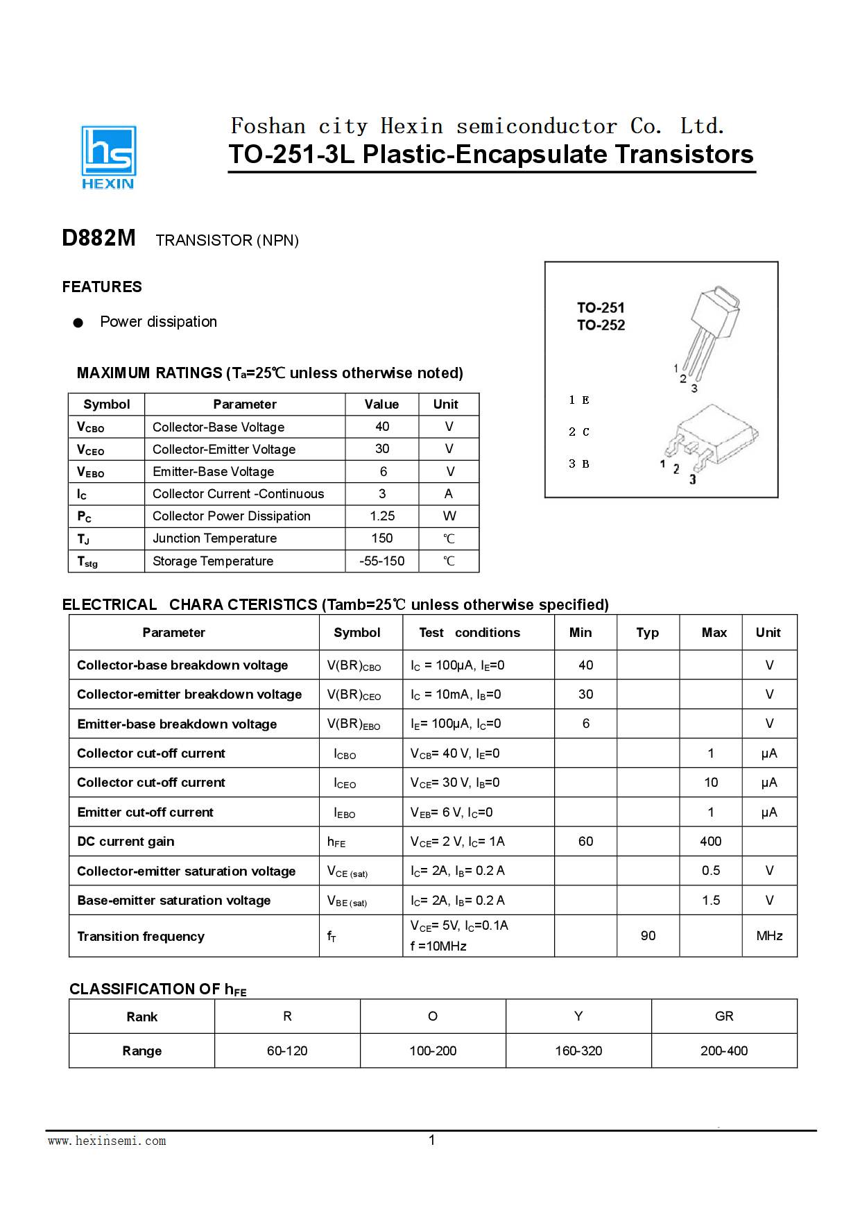 d882引脚参数图直插图片