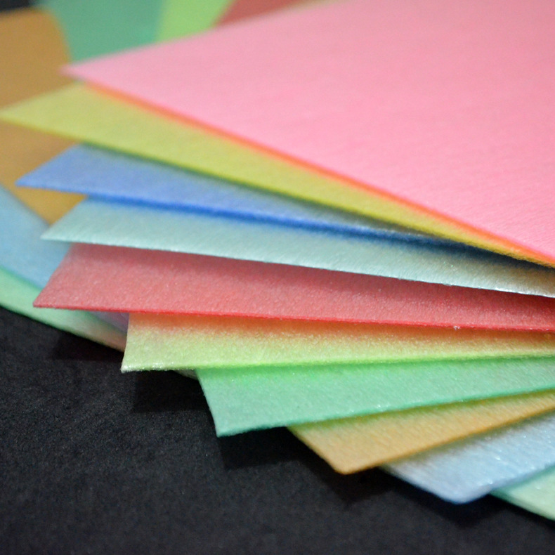 8开45*30手工折纸剪纸优质吹塑纸 厚双层儿童彩色版画材料 吹塑纸