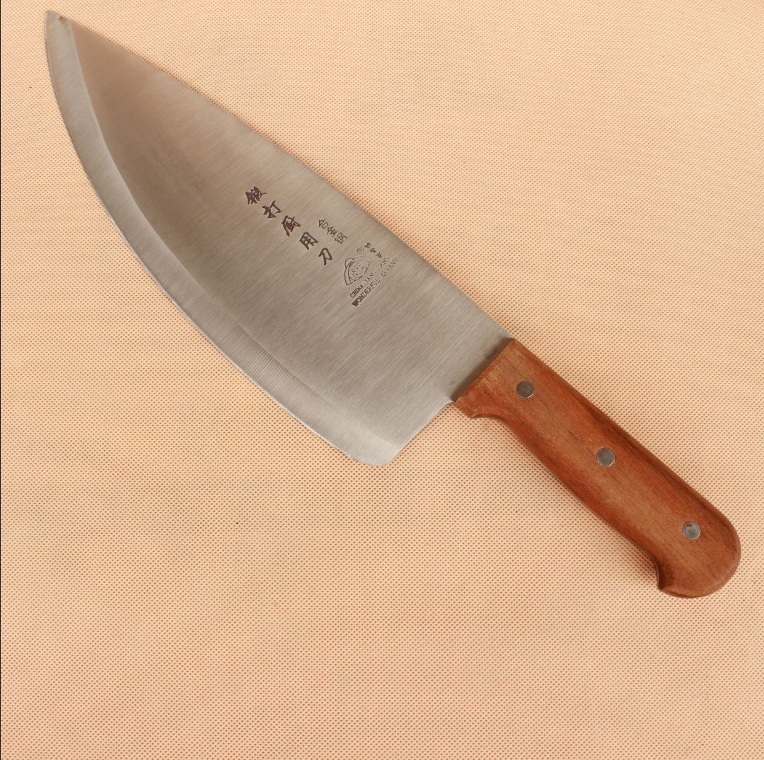 p03牛肉刀加长杀猪分割刀刀具专用304不锈钢放血手工锻打屠宰刀_爱家